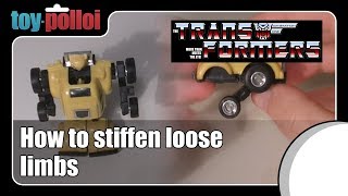 Fix it Guide  Stiffening loose limbs on Transformers G1 figures [upl. by Adnav44]