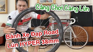 Cặp Vành Xe Đạp Road Winspace Lún HYPER 38mm Carbon Nhẹ Tưng [upl. by Retsbew]