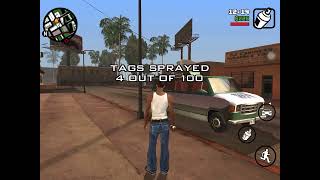 Tagging Up Turf  GTA San Andreas Gameplay [upl. by Willette301]