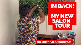 Returning to the salon after 35 months My Salon Tour Hair Salon Reopening Tour [upl. by Elawalo]