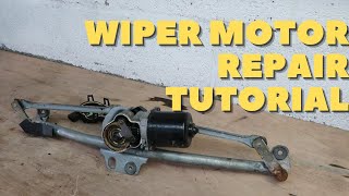 Broken Window Wiper Motor Repair Fix Tutorial [upl. by Troxell614]