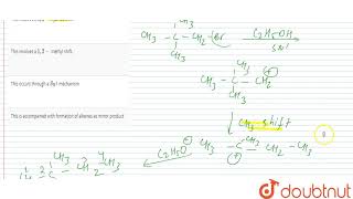 Reaction between neopentyl bromide and ethanol gives 2 ethoxy 2methylbutane [upl. by Terrye]