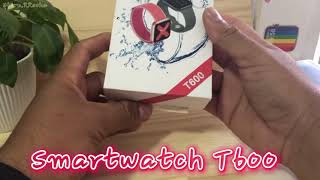 T600 smartwatch unboxing review tutorial smartwatch t600 [upl. by Kalila74]