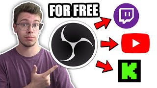 How To Multi Stream with OBS Studio FREE [upl. by Arahat]