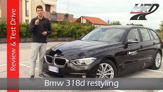 2015 Bmw 318d Touring facelift 150 hp  Test driveProva su strada amp ReviewRecensione [upl. by Eyar]