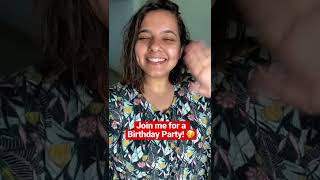 Going for a Birthday Party 🥳 YouTubeShorts HerHappyFace [upl. by Oliy539]