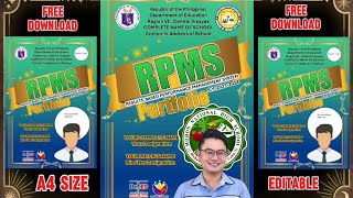 NEW RPMS PORTFOLIO FOR 20232024 BLUE GREEN AND GOLD DESIGN  FREE DOWNLOAD [upl. by Naillik]