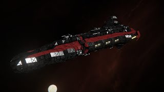 Judicator Class Guided Missile Destroyer GRO Aegis of Sol  Space Engineers Ship Review [upl. by Anitak]