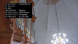 3 november 2024  Ds GD Hoff  Hervormde Kerk Siddeburen [upl. by Orsola519]