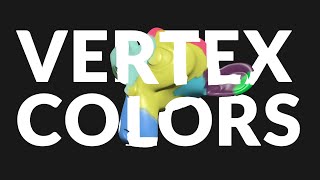 BLENDER  VERTEX COLORS TUTORIAL [upl. by Bergeman]