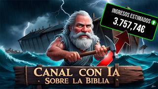 CANAL de LA BIBLIA con IA DE 3700€ AL MES sin mostrar la cara y automatizado para YouTube GRATIS [upl. by Frost981]