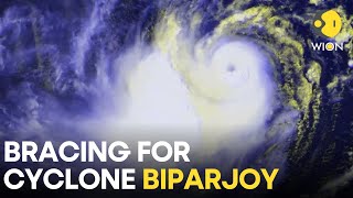 Cyclone Biparjoy LIVE India amp Pakistan keep a close eye on tropical storm amid evacuations  WION [upl. by Akined442]