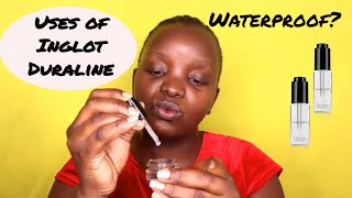 HOW TO USE INGLOT DURALINE  10 TIPS  WATERPROOF MAKEUP TUTORIAL [upl. by Soph436]