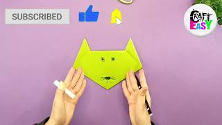 Quick and Easy Cat Origami Tutorial for Beginners [upl. by Kohl]