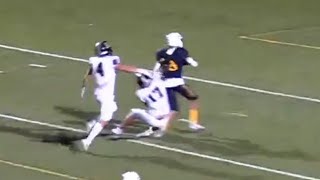 Did High School Football Officials Just Let A Player Use A HorseCollar Tackle [upl. by Suissac807]