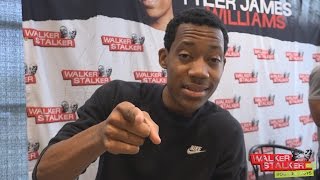 Walker Stalker Boston  Tyler James Williams [upl. by Masera999]