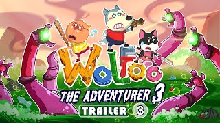 NEW NEW NEW🍀 Wolfoo The Adventurer 3 🍀 OFFICIAL TRAILER 3 🍀 Wolfoo Series Kids Cartoon [upl. by Nyrrat]