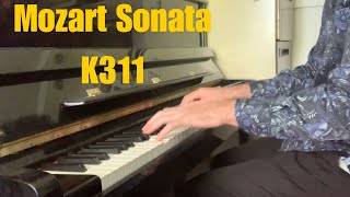 Mozart sonata K311 3rd movement [upl. by Franchot]