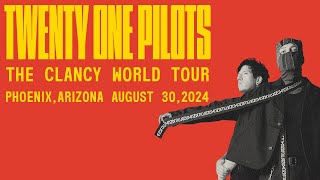 TWENTY ONE PILOTS THE CLANCY WORLD TOUR 4K  Live at Footprint Center  Phoenix Arizona 08302024 [upl. by Aicemat]