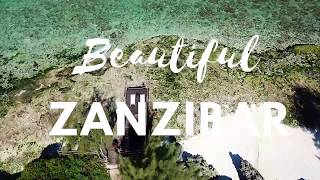 Zanzibar Beach amp Mnemba Island Atoll From Above  DJI Mavic Pro 4K [upl. by Ytsanyd]