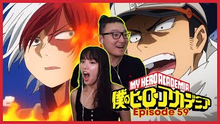 INASA amp TORODOKI CLASH  My Hero Academia Reaction Episode 59  3x21 [upl. by Saul213]