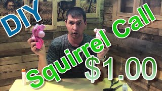 DIY Squirrel Call fast and easy to make Really Works [upl. by Edin747]