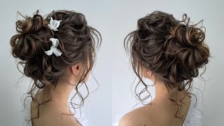 Wedding updo Amazing tutorial [upl. by Pearl]