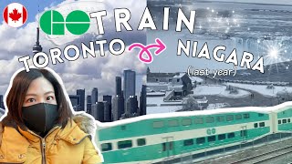 GO Train from Toronto to Niagara Falls  Living in Canada [upl. by Grimbal230]