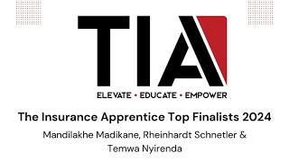 Top Finalists for 10 Years of TIA Pt 10  Mandilakhe Madikane Rheinhardt Schnetler amp Temwa Nyirenda [upl. by Eilraep986]