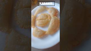 Karanji recipe  gujiya recipe  karanji gujiya homemaderecipe [upl. by Plume107]