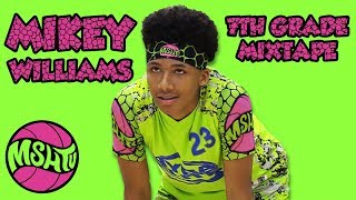 Mikey Williams OFFICIAL MIXTAPE  7th Grader IMPRESSES LeBron James [upl. by Aihsak]