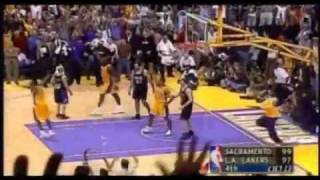 Lakers vs Kings WCF  Robert Horry Buzzer Beater [upl. by Kandy]