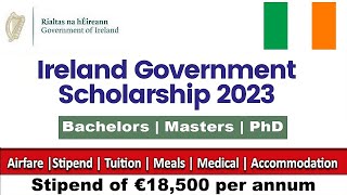 Government of Ireland GOIIES Scholarship 2024  How to Apply Online  Study in Europe [upl. by Anaiq]