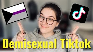 Demisexual Tiktok  Reacting to Wholesome Demi Tiktoks [upl. by Nolyar672]