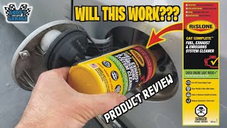 Rislone Fuel Exhaust amp Emissions System Cleaner  Product Review Andy’s Garage Episode  450 [upl. by Yslehc]