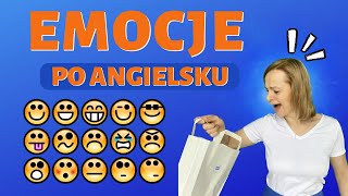 EMOCJE po angielsku  uczucia po angielsku  angielski dla dzieci [upl. by Lamiv]