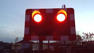 Cradley Heath Station Level Crossing WMidlands 24112018 [upl. by Behlau741]