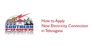 TSSPDCL  How to Apply a New Electricity Service Connection in Telangana [upl. by Eelrak]