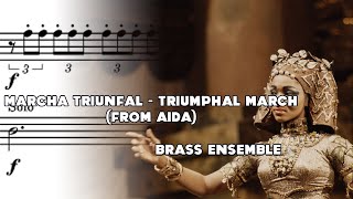 Marcha Triunfal de Aida Ensamble de Brass [upl. by Imuyam281]