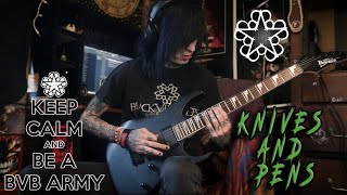 Black Veil Brides  Knives and Pens  GUITAR COVER 2020 [upl. by Akimahc]