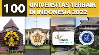 RANKING 100 UNIVERSITAS TERBAIK DI INDONESIA KAMPUS KAMU PERINGKAT BERAPA [upl. by Crow930]