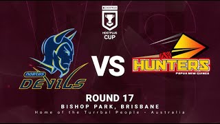 SP PNG Hunters vs Norths Devils  Match Highlights  QRL Hostplus Cup  Round 17 [upl. by Elmina]