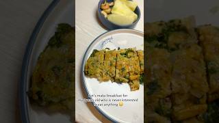 Spinach Omelette for kid’s breakfast food cooking [upl. by Ise]