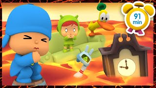 🏊‍♂️POCOYO ENGLISH  Lets Play in the Swimming Pool 91 min Full Episodes  VIDEOS amp CARTOONS [upl. by Odrareg]