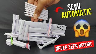 Semi Automatic Paper Crossbow  Powerful Crossbow That Shoots Paper Bullets  You Never Seen Before [upl. by Kcyrred]