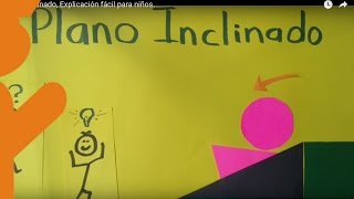 Plano Inclinado Explicación fácil para niños [upl. by Shanta]