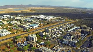 aerial gaborone [upl. by Alamap]