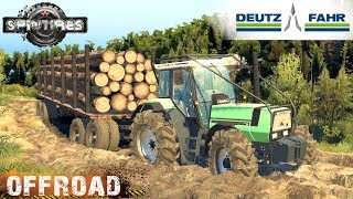 SpinTires DEUTZFAHR AGROSTAR 661 TRACTOR OFFROAD TEST [upl. by Eeroc787]