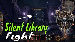 Baldurs Gate 3 Silent Library  Spore Druid Gameplay Baldurs Gate 3 [upl. by Dollar]