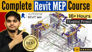 Complete REVIT MEP Tutorial for Beginners Hospital Project [upl. by Nihhi176]